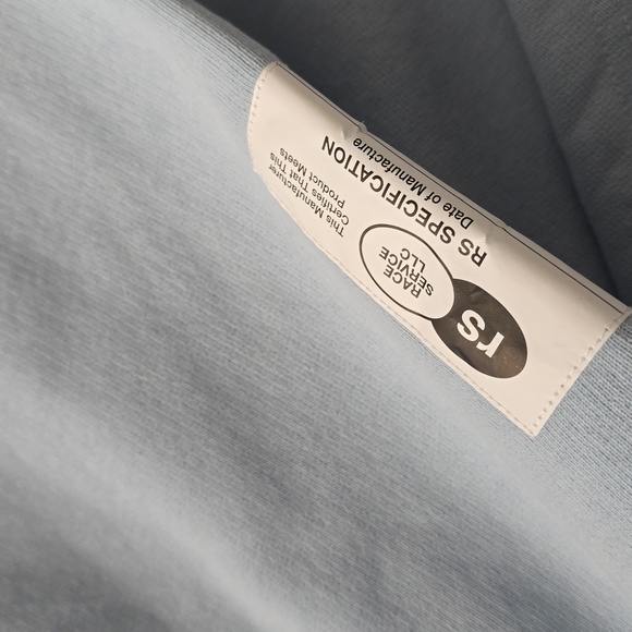 Race Service Blue Hoodie with RS Logo - Picture 4 of 6